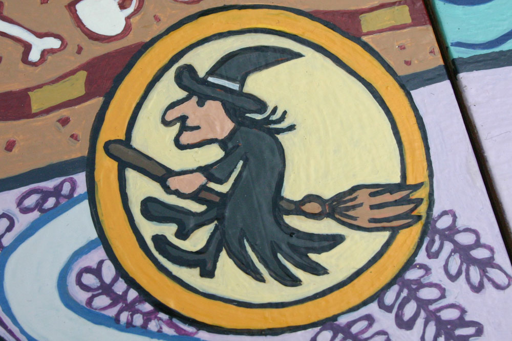 Symbol on the Amor Fati board game, painted by Agnes Roothaan