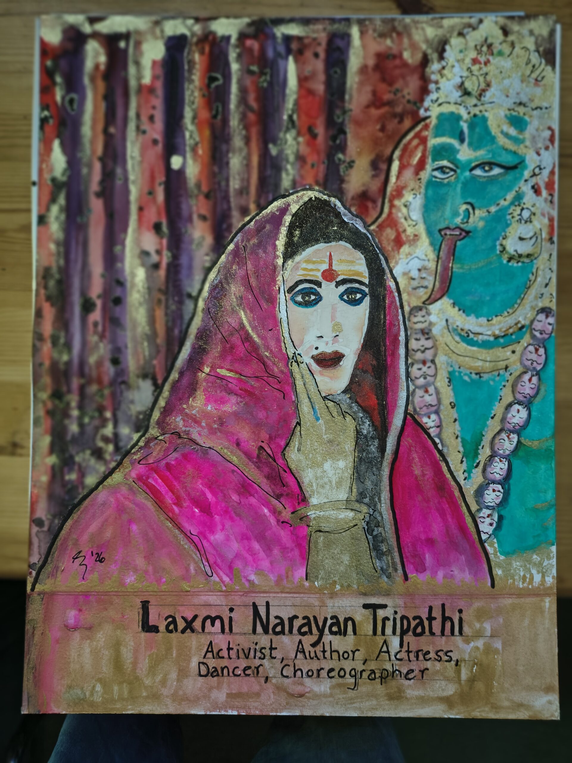 17. Laxmi Narayan Tripathi, India, 1976, transgender activist, actress, dancer, choreographer & motivational speaker.